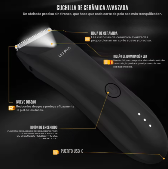 Afeitadora Impermeable LiliPro