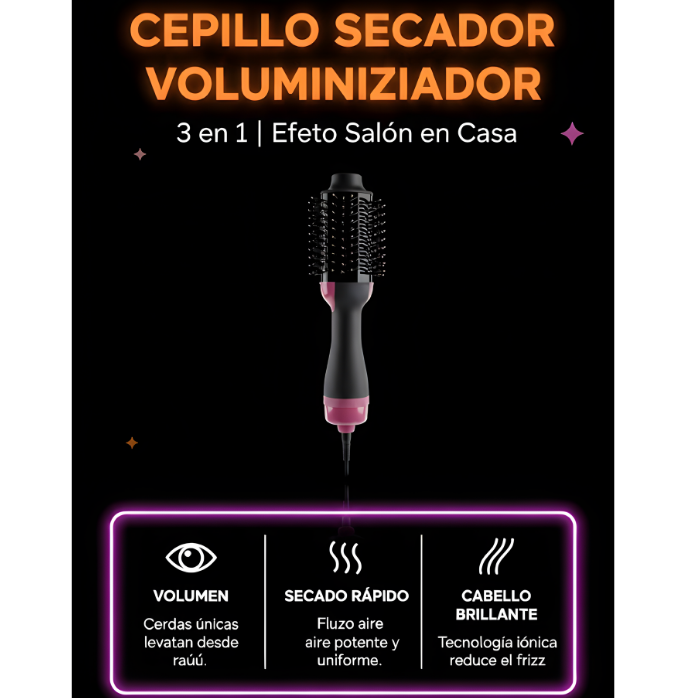 Cepillo secador One Step 3 en 1
