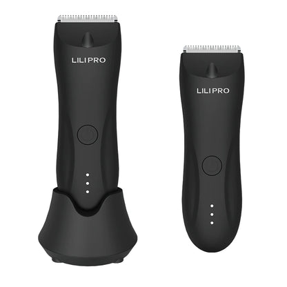 LILIPRO B9 Body Hair Grooming Clipper Rechargeable Waterproof Groin Shaver for Men with Ceramic Blade Razor