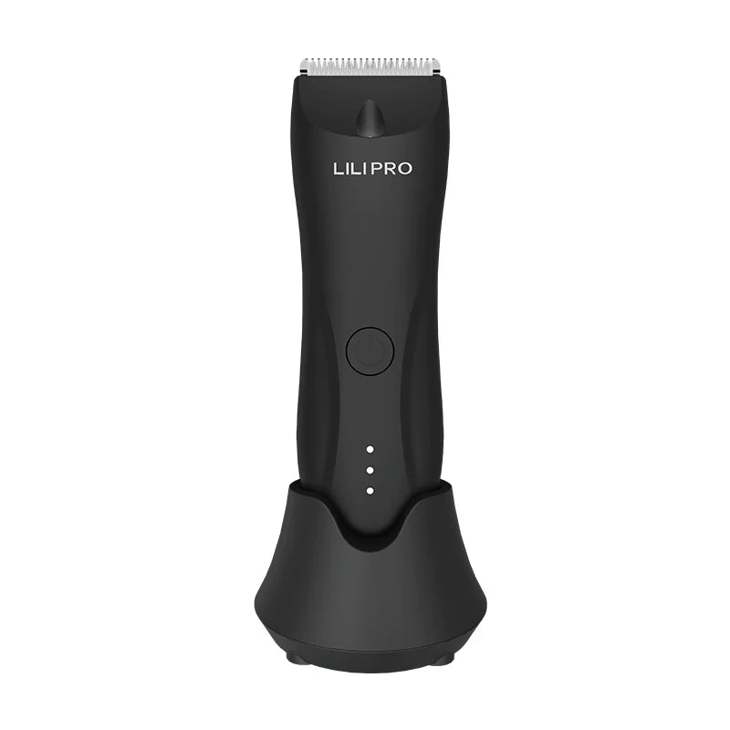 LILIPRO B9 Body Hair Grooming Clipper Rechargeable Waterproof Groin Shaver for Men with Ceramic Blade Razor