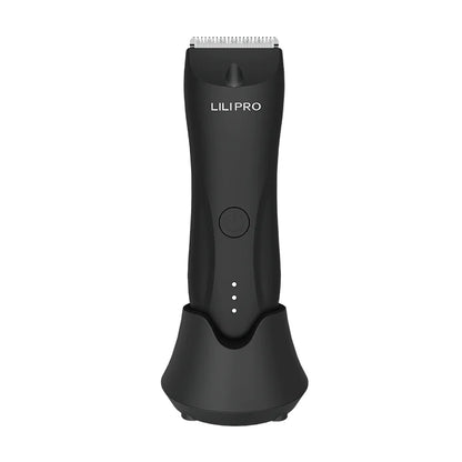 LILIPRO B9 Body Hair Grooming Clipper Rechargeable Waterproof Groin Shaver for Men with Ceramic Blade Razor